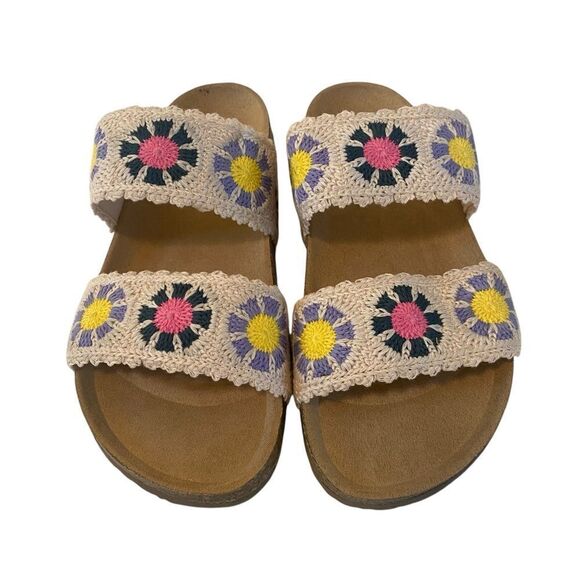 Unionbay Monica Crocheted Slip-On Sandals in Ladies Sizes 8 & 9 - Picture 1 of 7